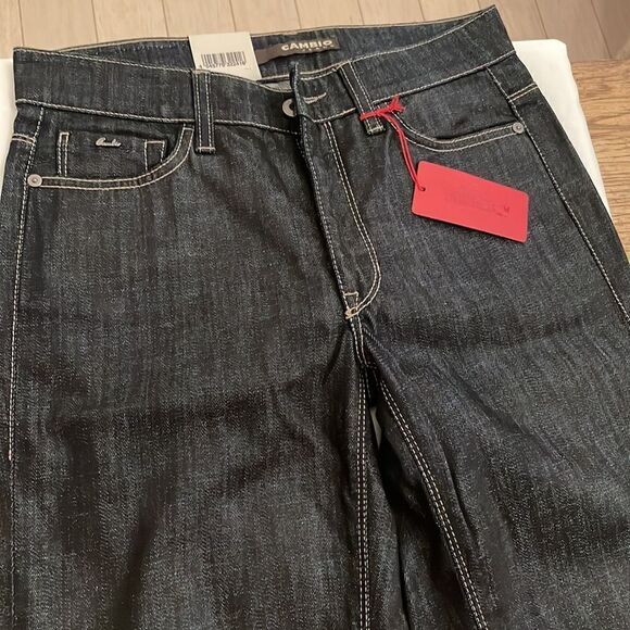 Chic Black Wide Leg Jeans for Women - Picture 2 of 12